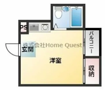 ラフォーレ永和【1階】の間取り