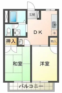 ハイツサンフラワー【2階】の間取り