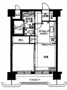 コロナード中島【2階】の間取り