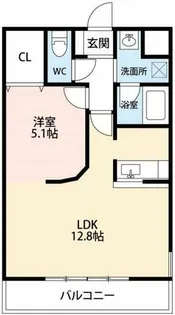 愛知県岡崎市矢作町字竊樹【マンション】の間取り