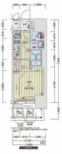 プレサンス東別院セレニス【9階】の間取り