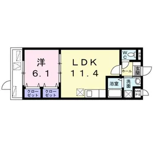 シャルマン【3階】の間取り