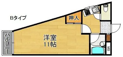 エスポワール御崎【3階】の間取り