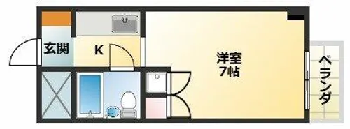 メゾン・ド・オール【1階】の間取り