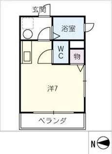 スペースヒルズ【1階】の間取り