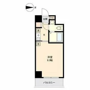 La Douceur新栄【0709号室】の間取り