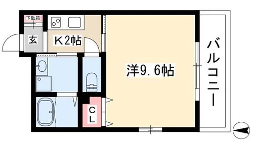 BERG大須【8階】の間取り
