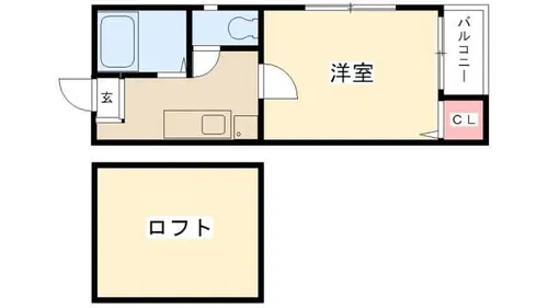 エーデルワイスII【1階】の間取り