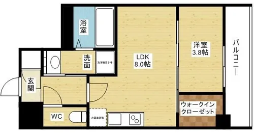 セレニテ新大阪カルム【10階】の間取り