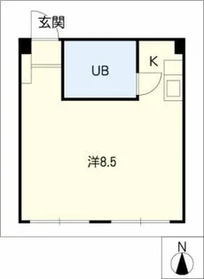 ジュネス54【4階】の間取り