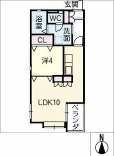 エイワマンション【3階】の間取り