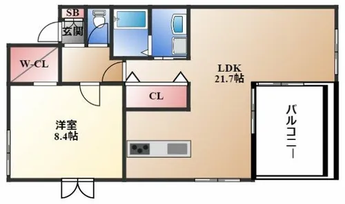 アークプラッツ【9階】の間取り