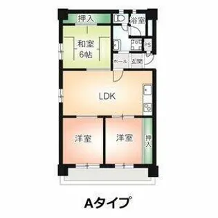 ハイツ東桜【4階】の間取り
