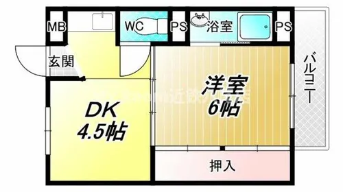 ビレッジハウス青山Ⅰ【2階】の間取り