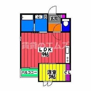 REGALEST CIEL 大橋【2階】の間取り