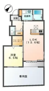 モン・レーヴ【1階】の間取り