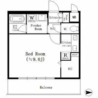 ルーエ金山【2階】の間取り