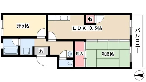 サンコーハイツ【209号室】の間取り