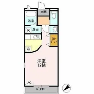 ガーデンコート ラ・フェスタ Ⅱ【1階】の間取り