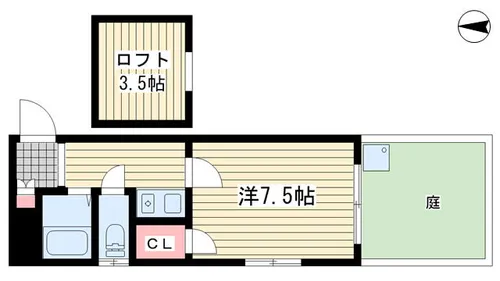 三木ハウス【1階】の間取り