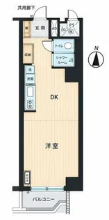 ファミール中の島【2階】の間取り