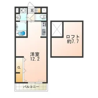 パークナードフィットなかもず【10階】の間取り