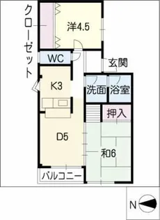 イコアス【2階】の間取り