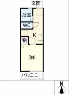 ル・ポミエⅤ【2階】の間取り