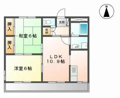 ひまわりハウスHaneda【1階】の間取り