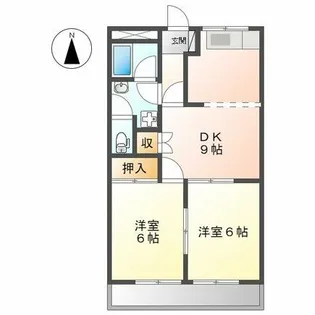 グリーンピア【105号室】の間取り