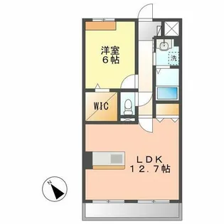 アルビレオ(貴生町)【602号室】の間取り