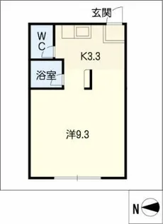 広栄荘7棟【2階】の間取り