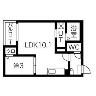Jack kasaderaⅠ【1階】の間取り
