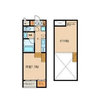Residencia【203号室】の間取り