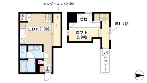 Ambra(アンブラ)【1階】の間取り