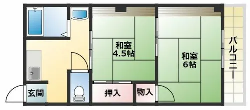 イツキマンション【3階】の間取り
