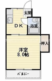 中川マンション【1階】の間取り