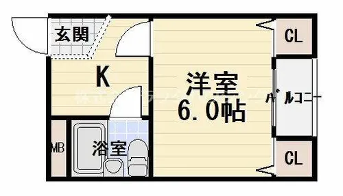 大阪府守口市馬場町1丁目【マンション】の間取り
