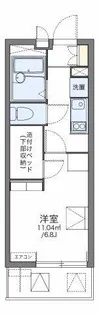 レオパレスウイング元城B【307号室】の間取り