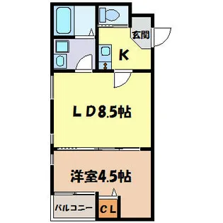 プリミエール上飯田南町【1階】の間取り