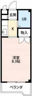 ビューコートKF【405号室】の間取り