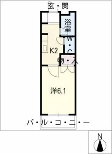 ルミナス高根【2階】の間取り