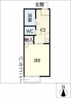プチルミネ【2階】の間取り
