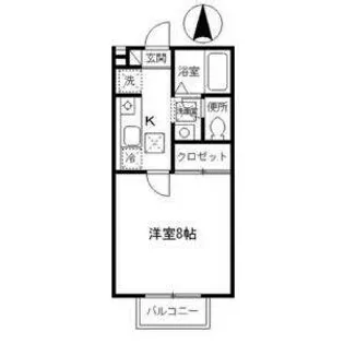 カーサモンテベルデ【2階】の間取り