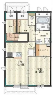 カーサフェリーチェ【1階】の間取り