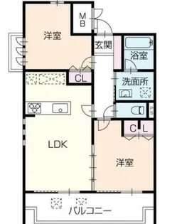 TERRAIN-S【2階】の間取り
