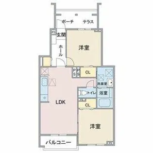 サンワード【1階】の間取り