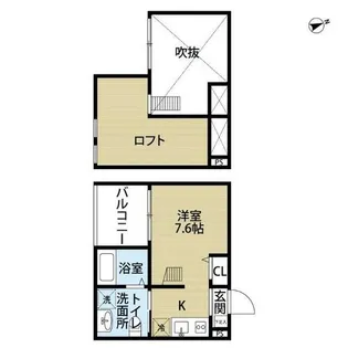 Haus Ruhe 高畑【1階】の間取り