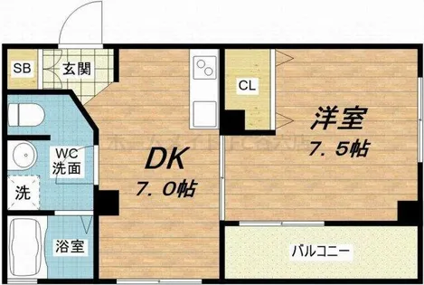 maison de chou chou【2階】の間取り