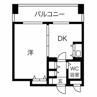 レバンガ長居公園AP【12階】の間取り